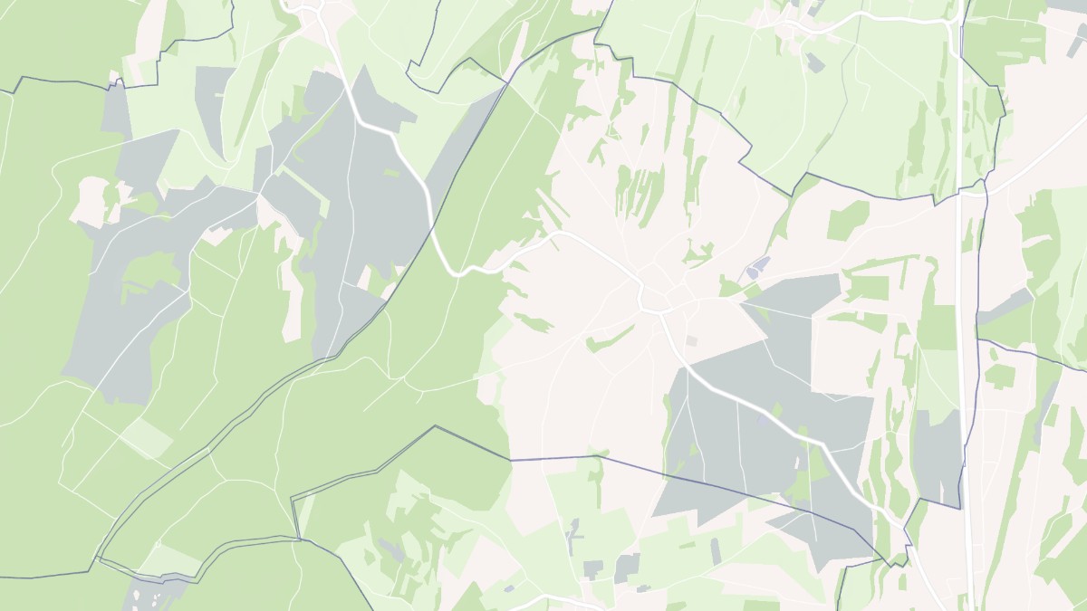Aperçu cartographique de Verne, centré sur la commune