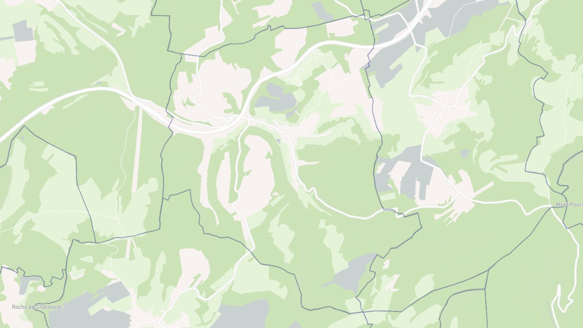 Aperçu cartographique de Villars-sous-Écot, centré sur la commune