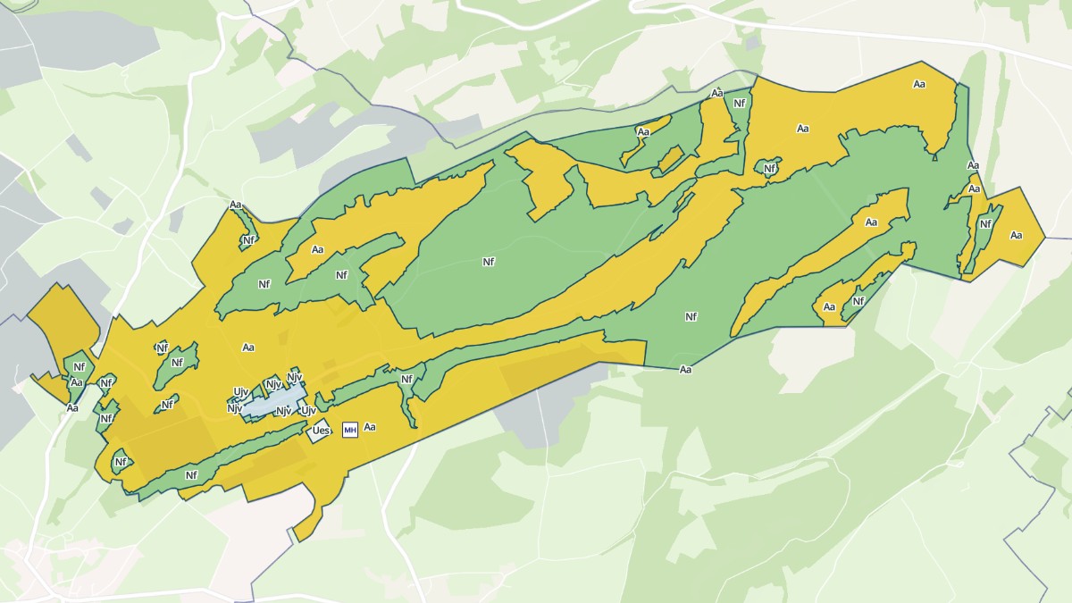 Aperçu cartographique de Villers-la-Combe, centré sur la commune