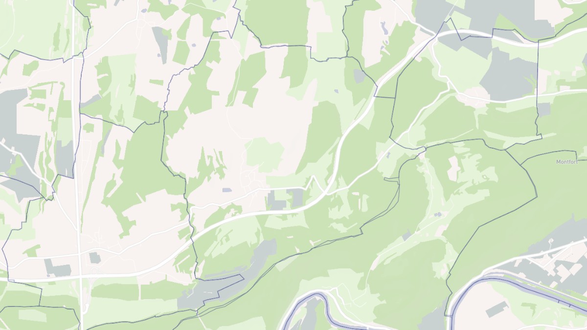 Aperçu cartographique de Voillans, centré sur la commune