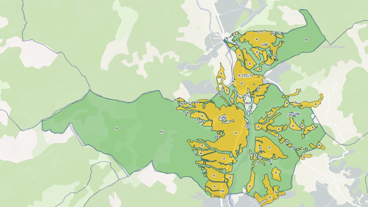 Aperçu cartographique de Solaure en Diois, centré sur la commune