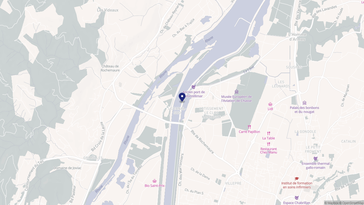Aperçu cartographique de Ancône, centré sur la commune