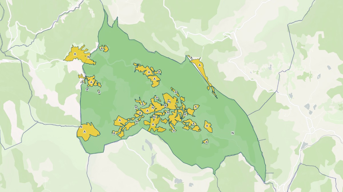Aperçu cartographique de Arnayon, centré sur la commune
