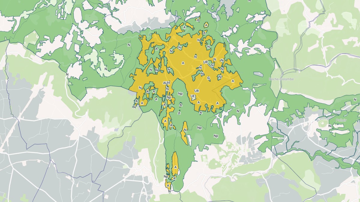 Aperçu cartographique de La Répara-Auriples, centré sur la commune