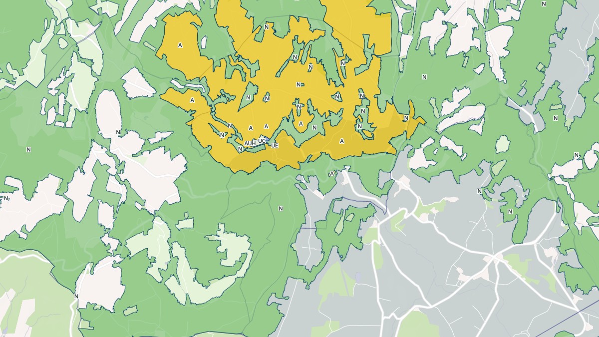 Aperçu cartographique de Autichamp, centré sur la commune