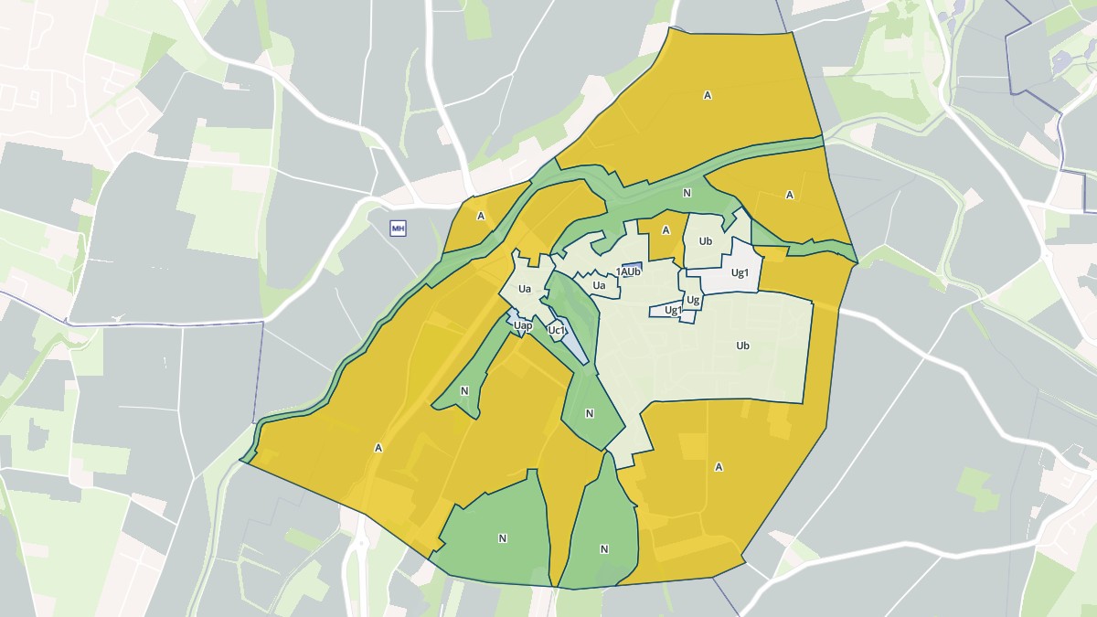 Aperçu cartographique de Beauvallon, centré sur la commune