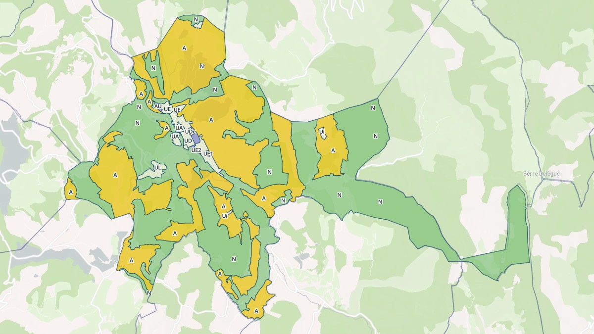 Aperçu cartographique de Bourdeaux, centré sur la commune