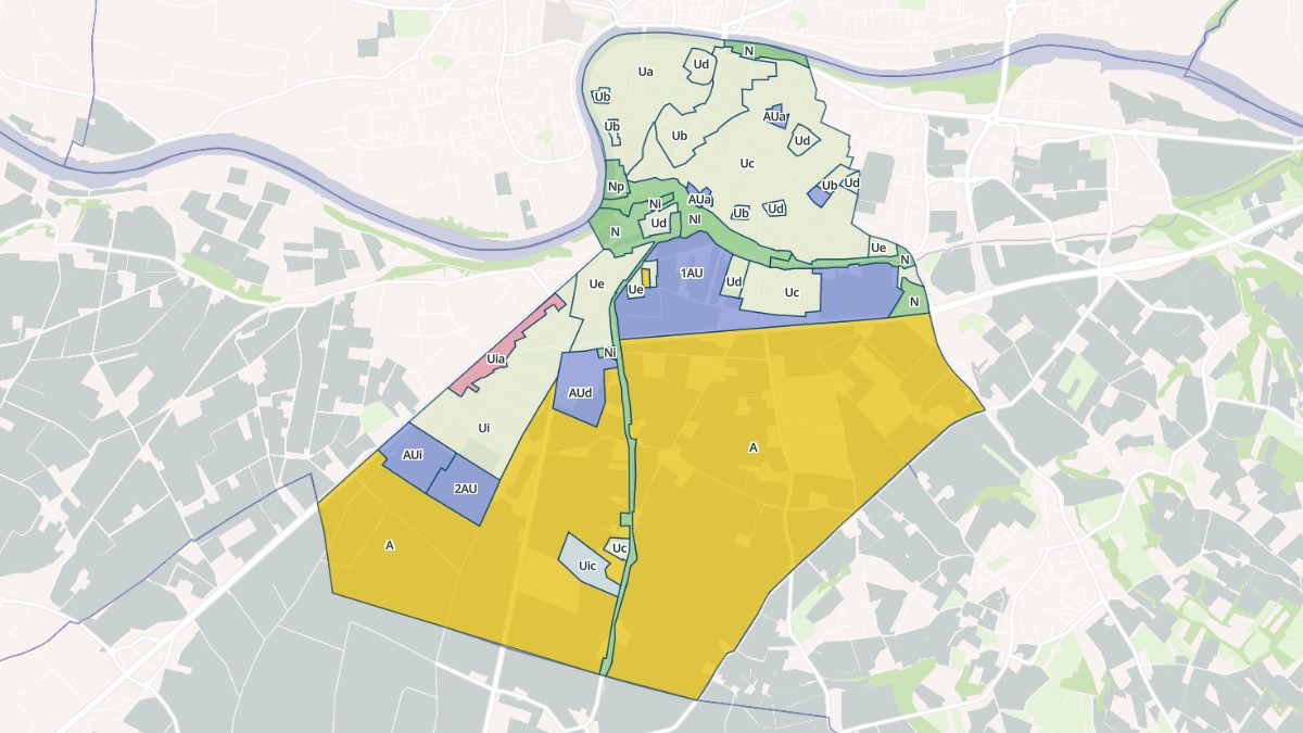 Aperçu cartographique de Bourg-de-Péage, centré sur la commune