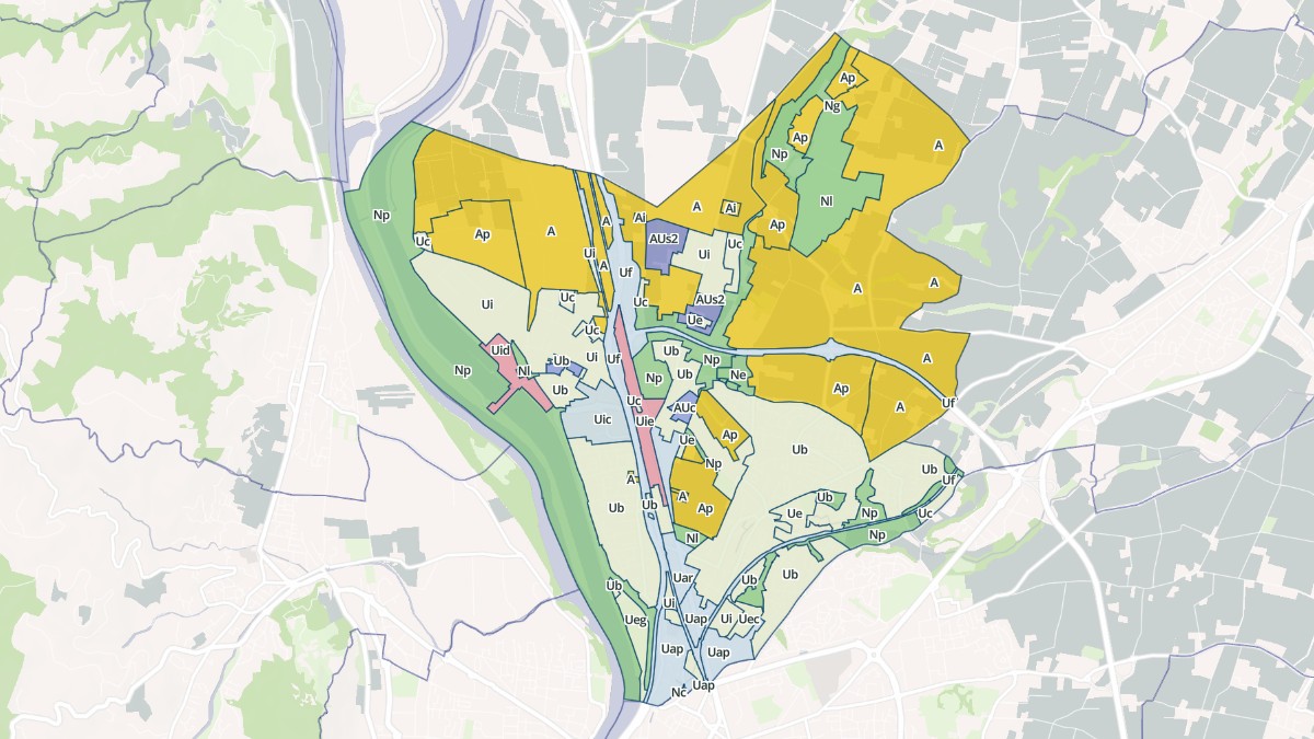 Aperçu cartographique de Bourg-lès-Valence, centré sur la commune