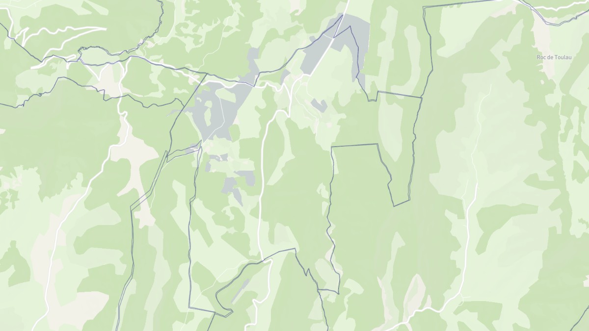 Aperçu cartographique de Le Chaffal, centré sur la commune