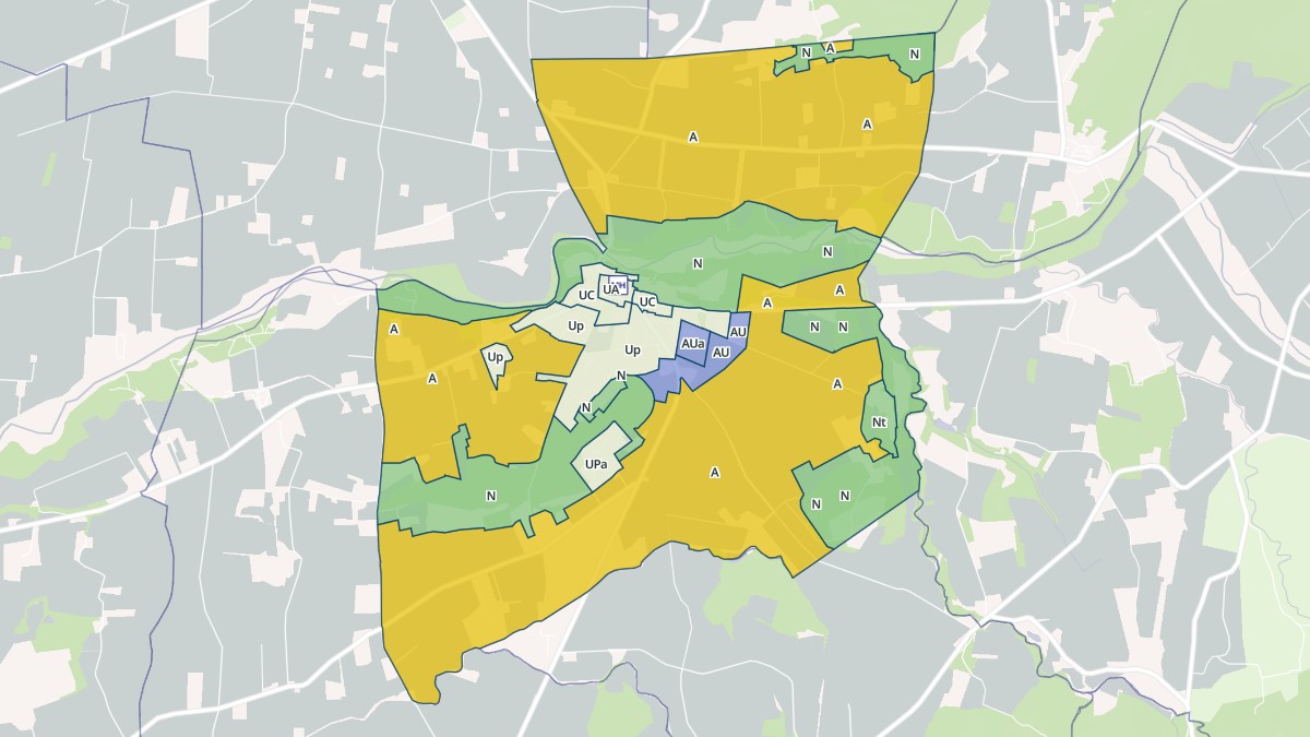 Aperçu cartographique de Charols, centré sur la commune
