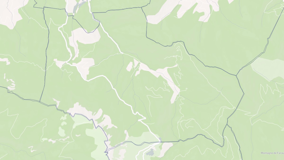 Aperçu cartographique de Chastel-Arnaud, centré sur la commune
