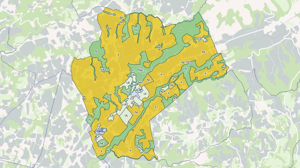 Aperçu cartographique de Châteauneuf-de-Galaure, centré sur la commune