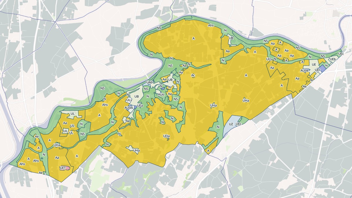 Aperçu cartographique de Châteauneuf-sur-Isère, centré sur la commune