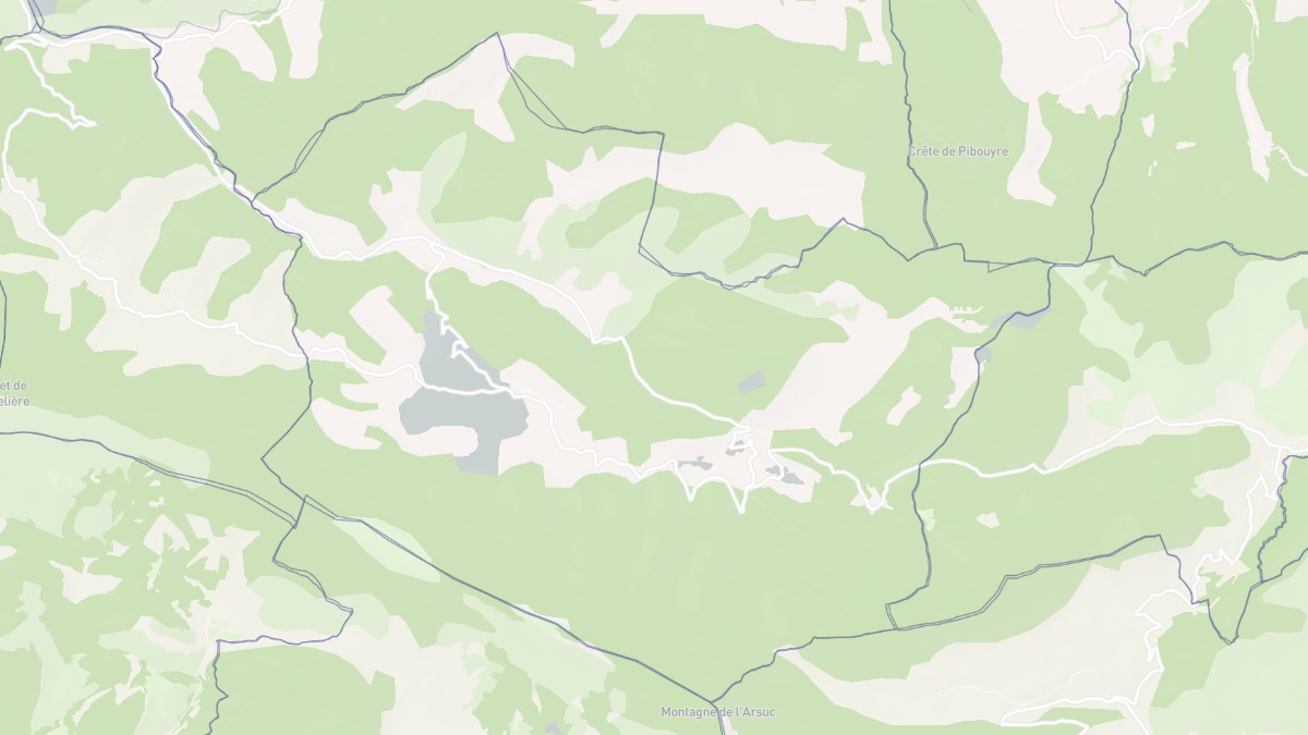 Aperçu cartographique de Chauvac-Laux-Montaux, centré sur la commune