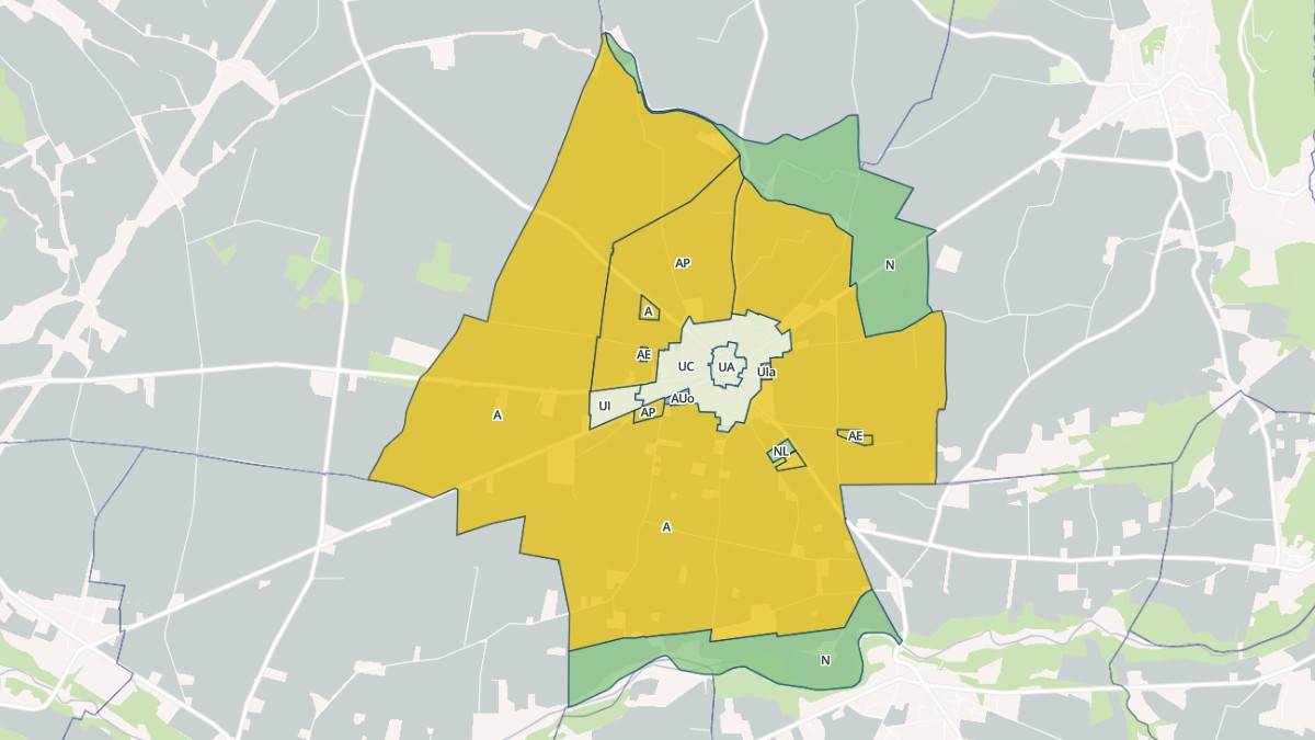 Aperçu cartographique de Cléon-d'Andran, centré sur la commune