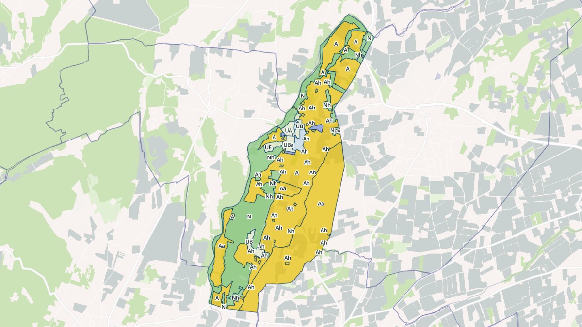 Aperçu cartographique de Colonzelle, centré sur la commune