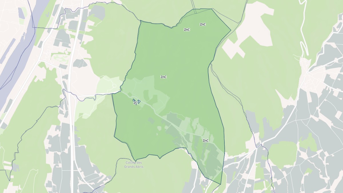 Aperçu cartographique de Condillac, centré sur la commune