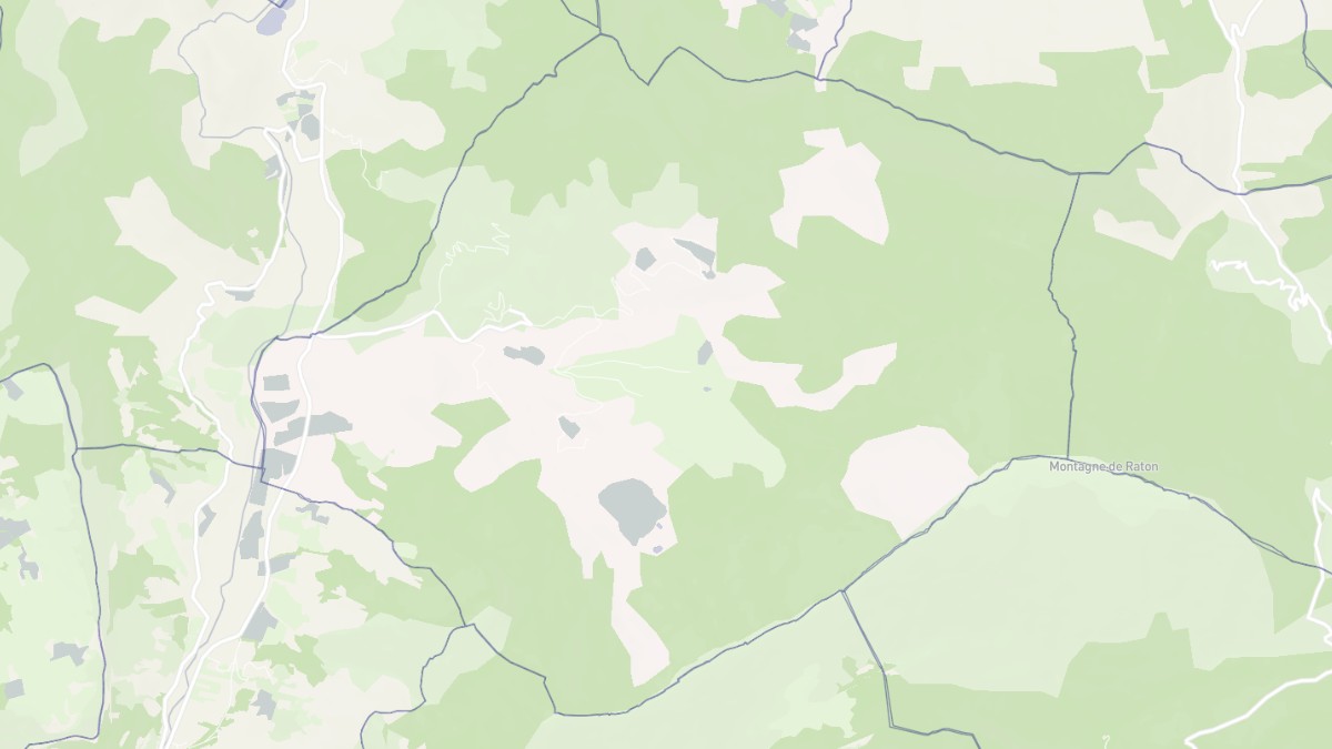 Aperçu cartographique de Cornillac, centré sur la commune