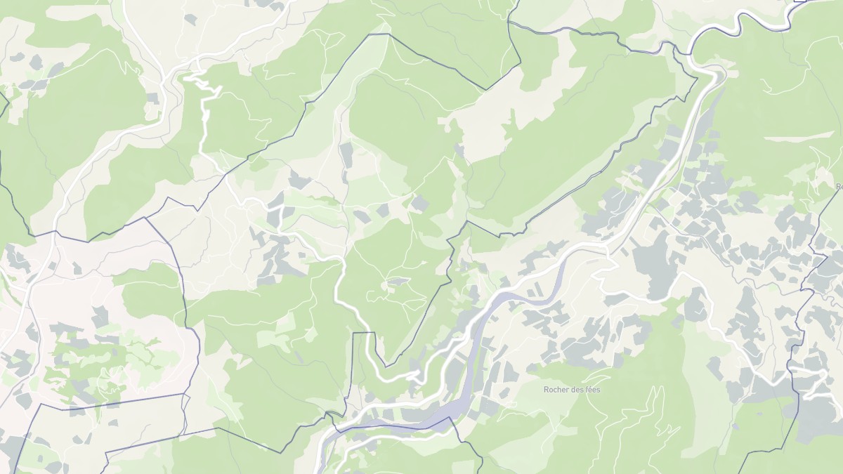 Aperçu cartographique de Eyroles, centré sur la commune