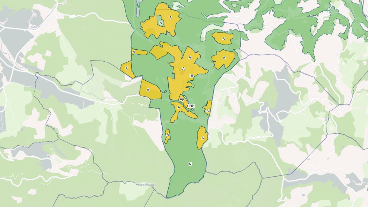 Aperçu cartographique de Félines-sur-Rimandoule, centré sur la commune