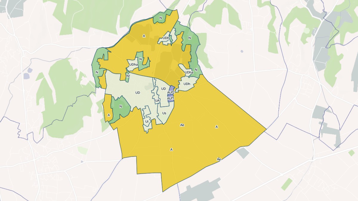 Aperçu cartographique de Génissieux, centré sur la commune