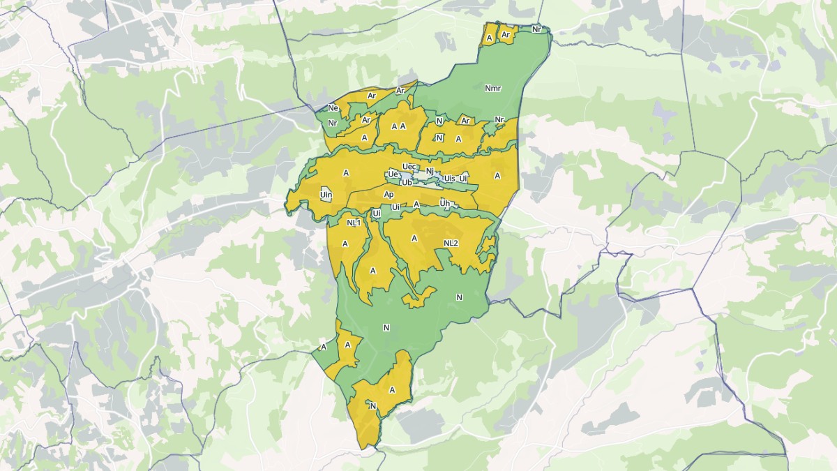 Aperçu cartographique de Le Grand-Serre, centré sur la commune