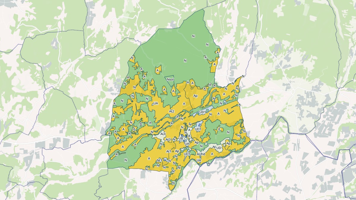 Aperçu cartographique de Grignan, centré sur la commune