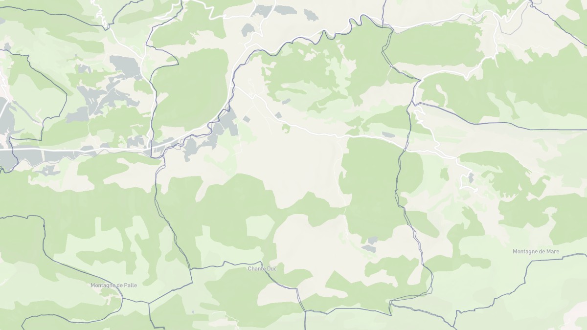 Aperçu cartographique de Lachau, centré sur la commune