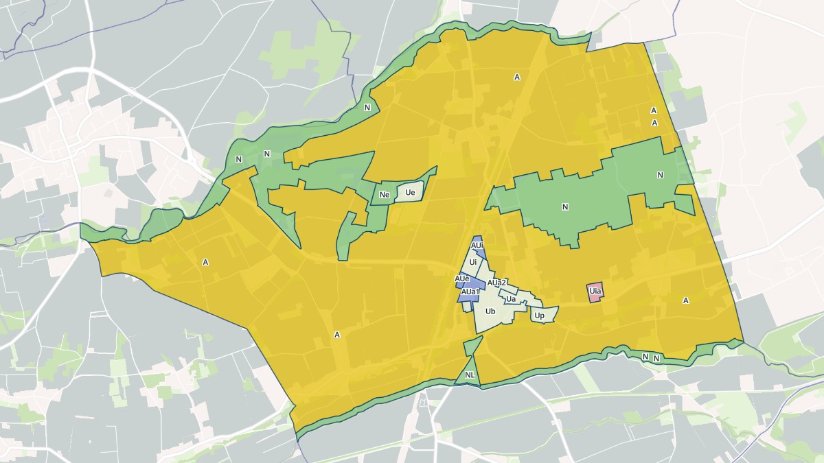 Aperçu cartographique de Lapeyrouse-Mornay, centré sur la commune