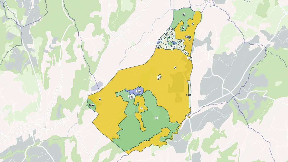 Aperçu cartographique de Margès, centré sur la commune
