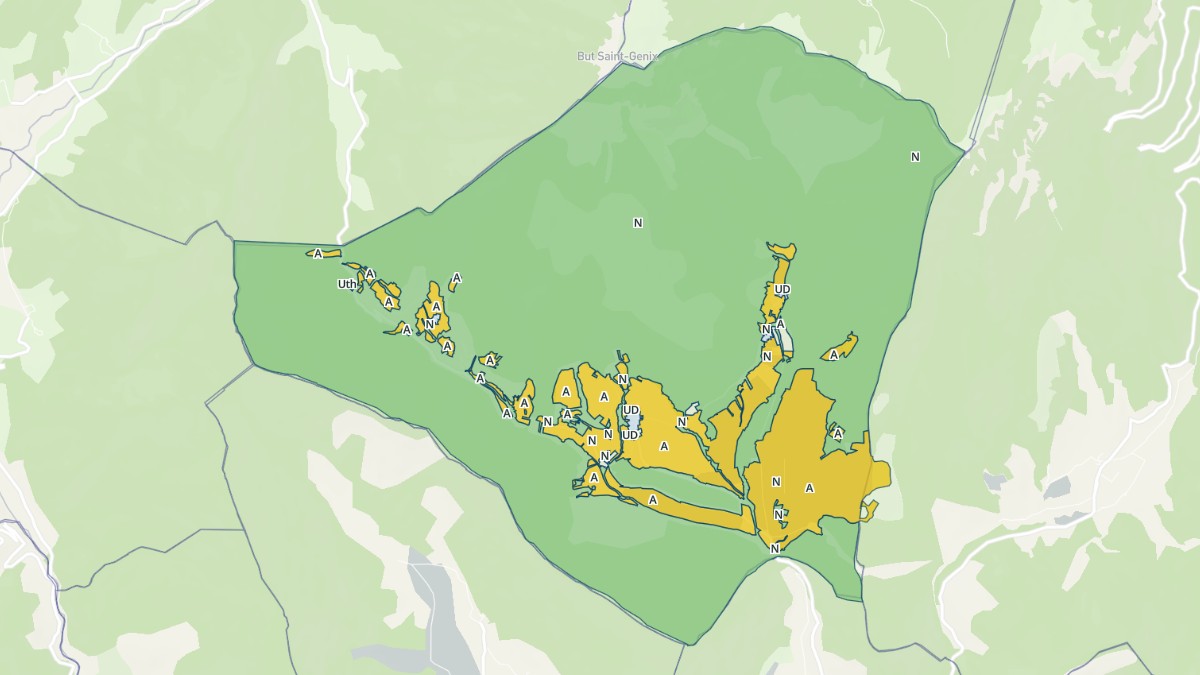Aperçu cartographique de Marignac-en-Diois, centré sur la commune