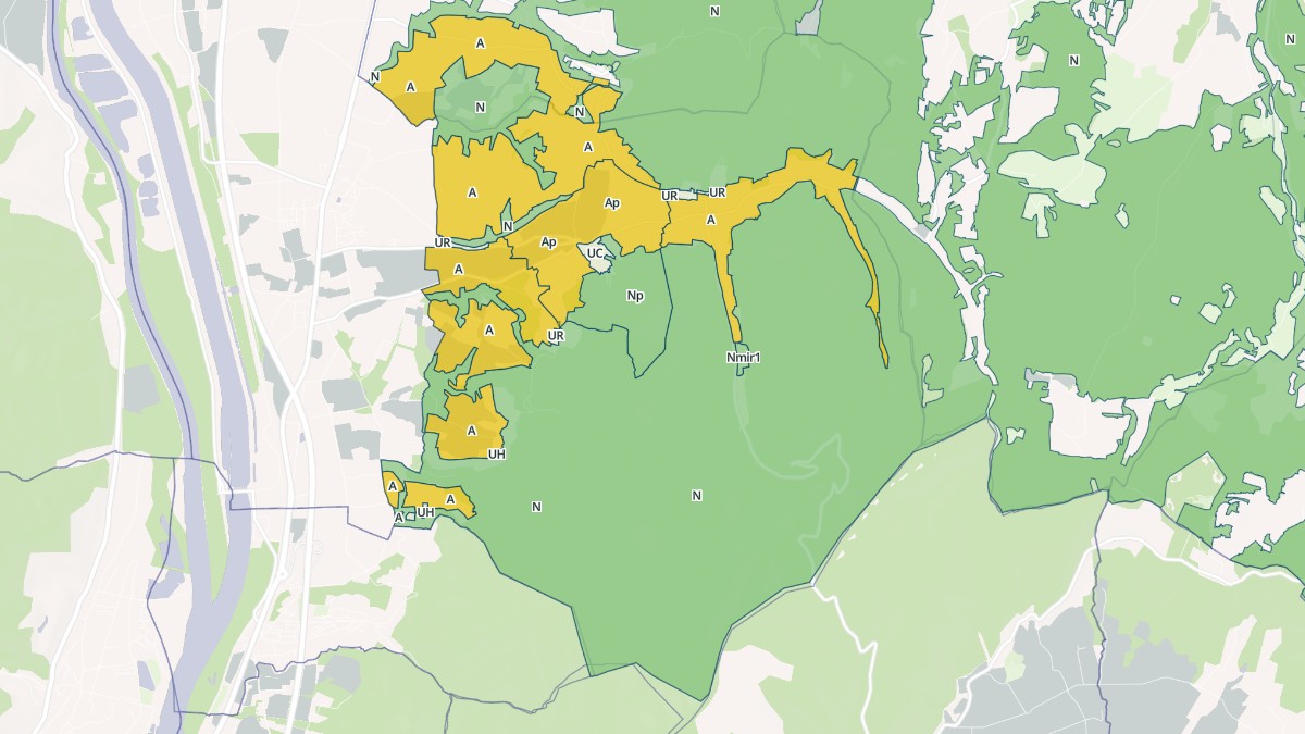 Aperçu cartographique de Mirmande, centré sur la commune