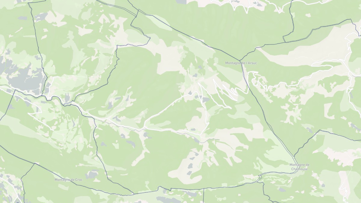 Aperçu cartographique de Montauban-sur-l'Ouvèze, centré sur la commune