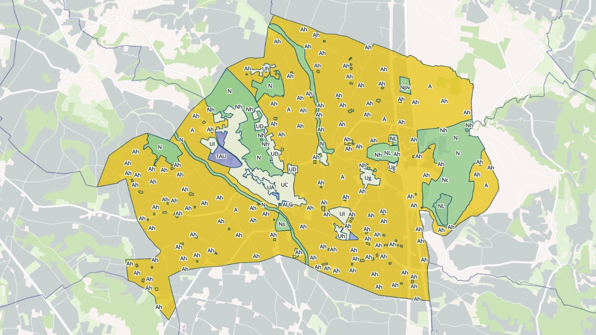 Aperçu cartographique de Montmeyran, centré sur la commune