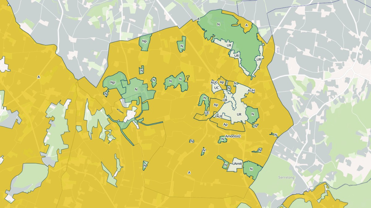 Aperçu cartographique de Montoison, centré sur la commune