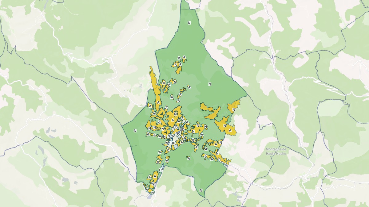 Aperçu cartographique de La Motte-Chalancon, centré sur la commune