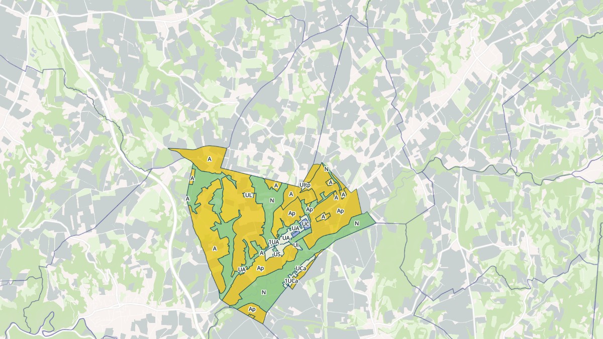 Aperçu cartographique de Saint-Jean-de-Galaure, centré sur la commune