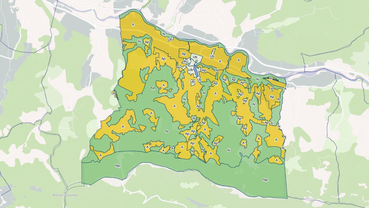 Aperçu cartographique de Piégros-la-Clastre, centré sur la commune