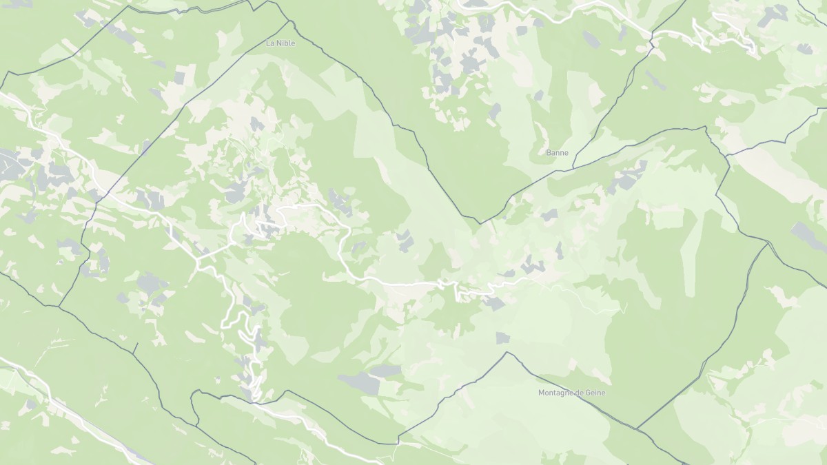 Aperçu cartographique de Plaisians, centré sur la commune