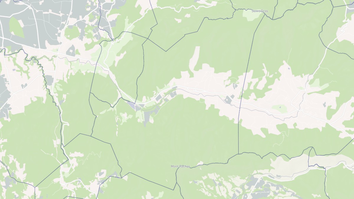 Aperçu cartographique de Le Poët-Laval, centré sur la commune