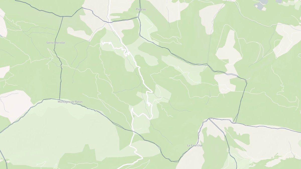 Aperçu cartographique de Pommerol, centré sur la commune