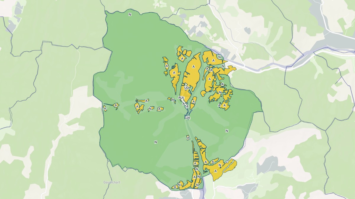 Aperçu cartographique de Pontaix, centré sur la commune