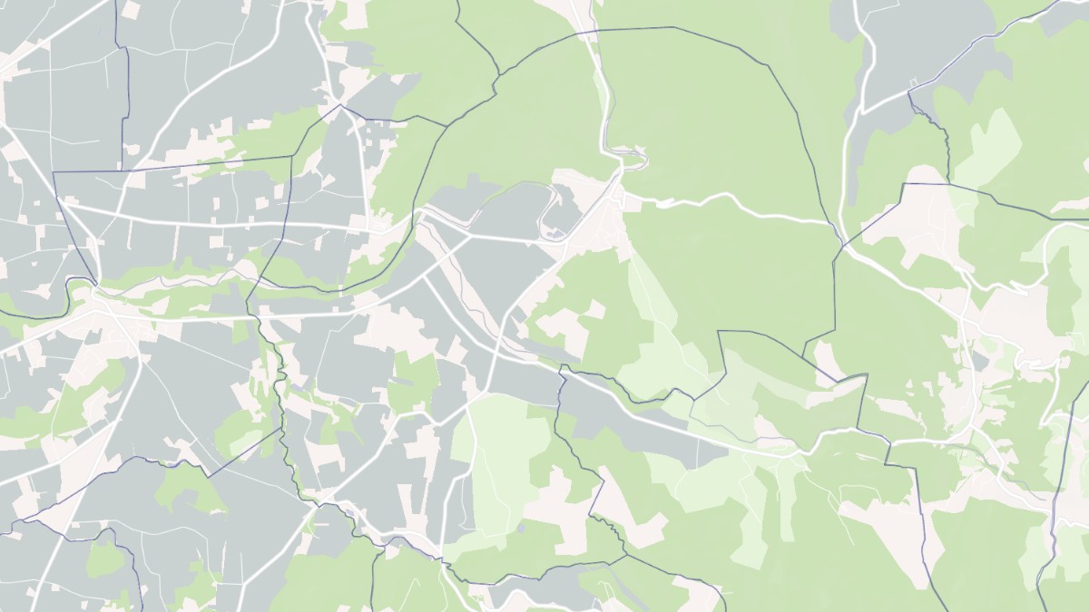 Aperçu cartographique de Pont-de-Barret, centré sur la commune