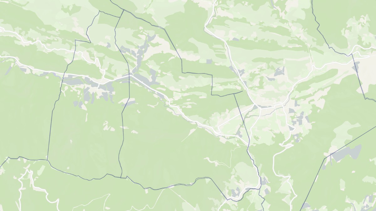 Aperçu cartographique de Reilhanette, centré sur la commune