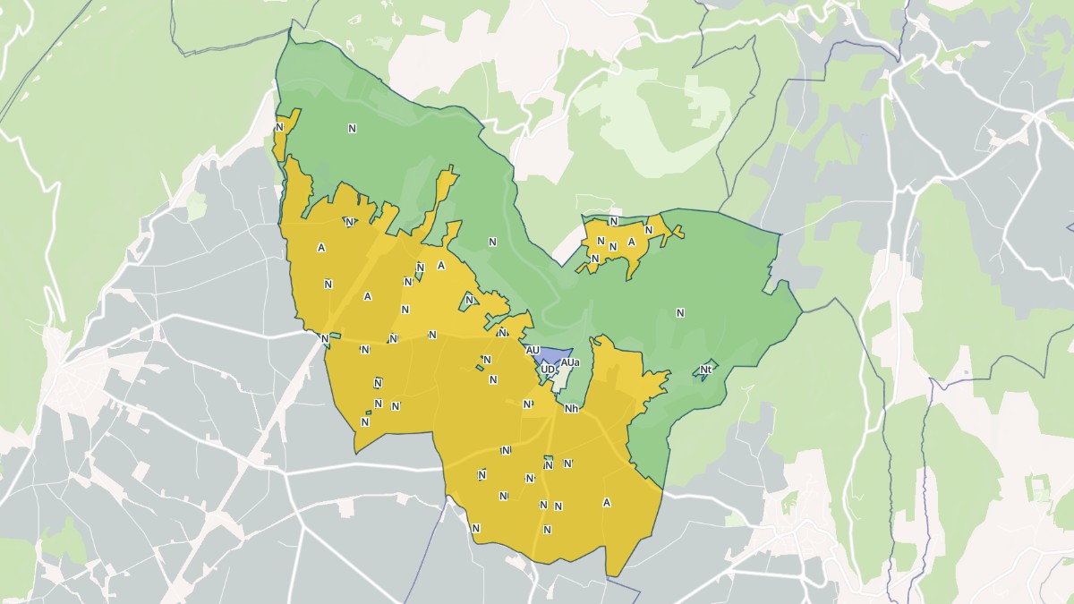 Aperçu cartographique de Roynac, centré sur la commune