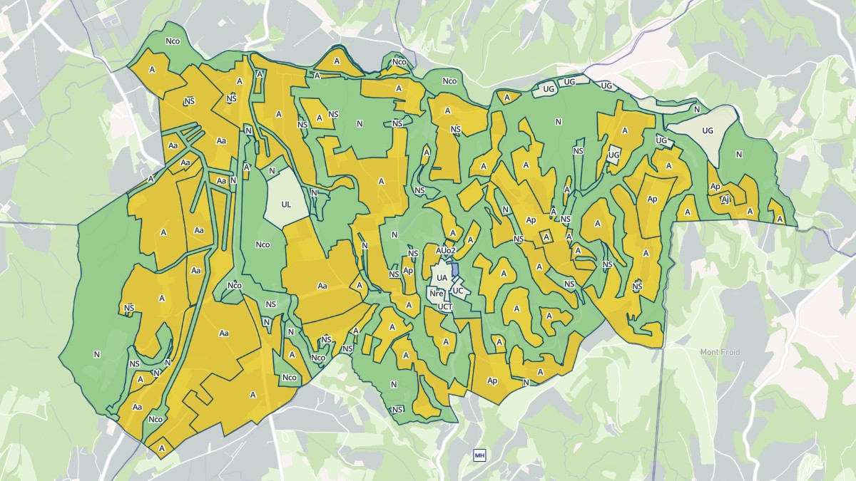 Aperçu cartographique de Saint-Avit, centré sur la commune