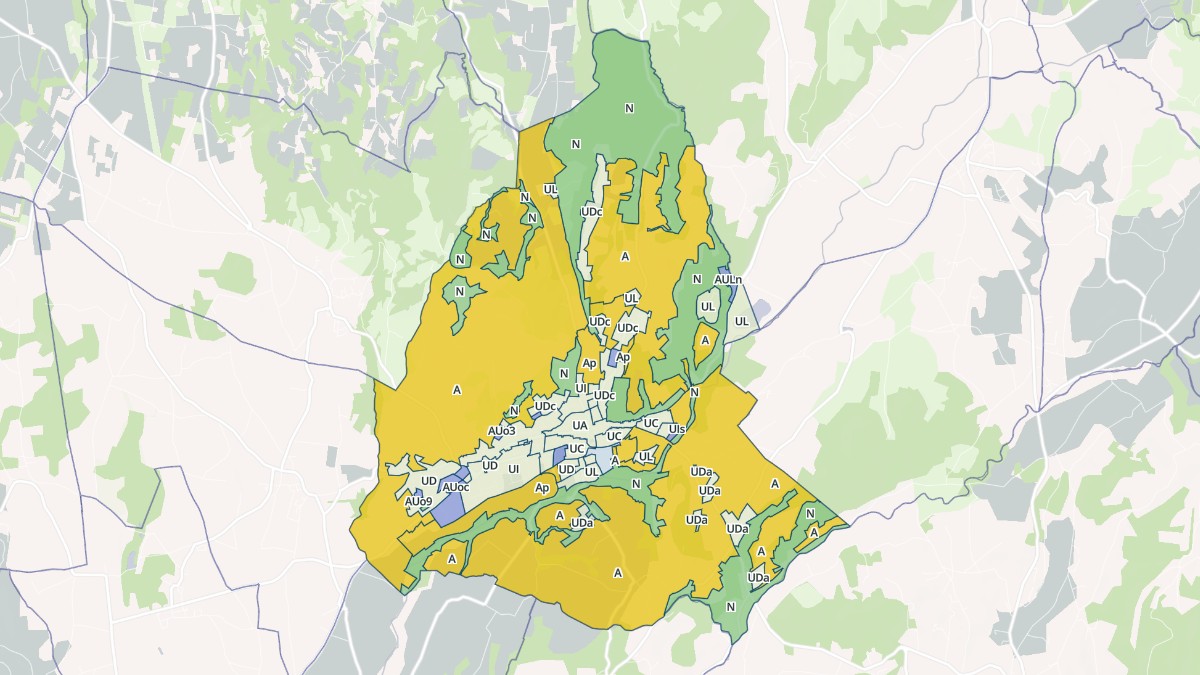 Aperçu cartographique de Saint-Donat-sur-l'Herbasse, centré sur la commune