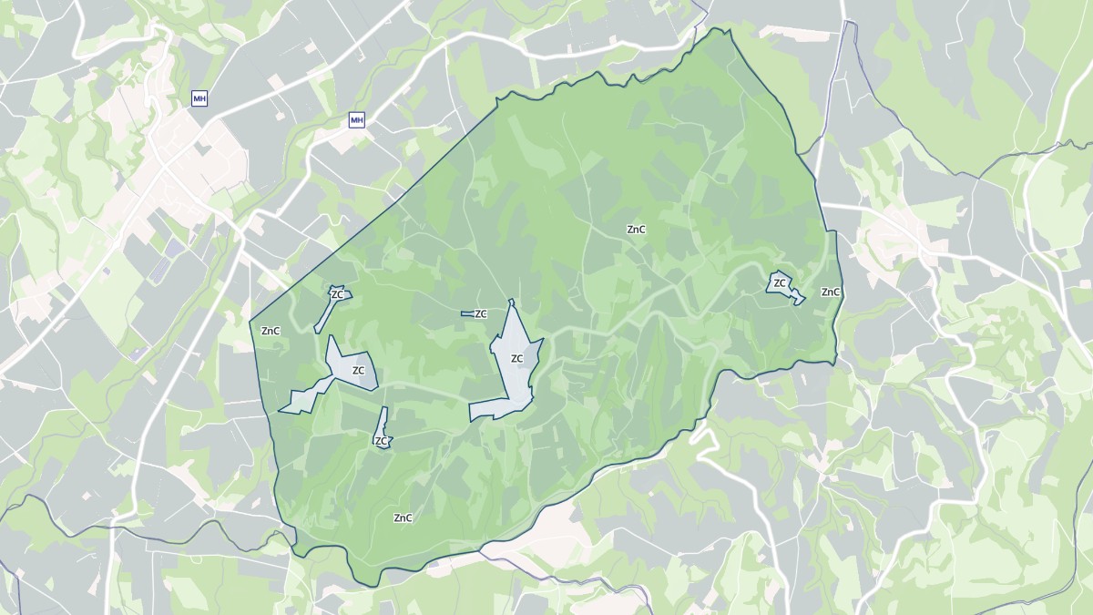 Aperçu cartographique de Saint-Martin-d'Août, centré sur la commune