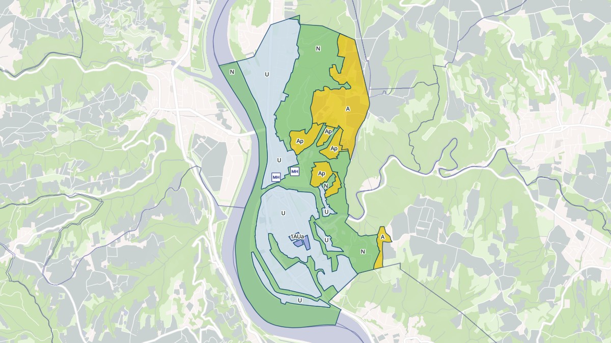 Aperçu cartographique de Saint-Vallier, centré sur la commune